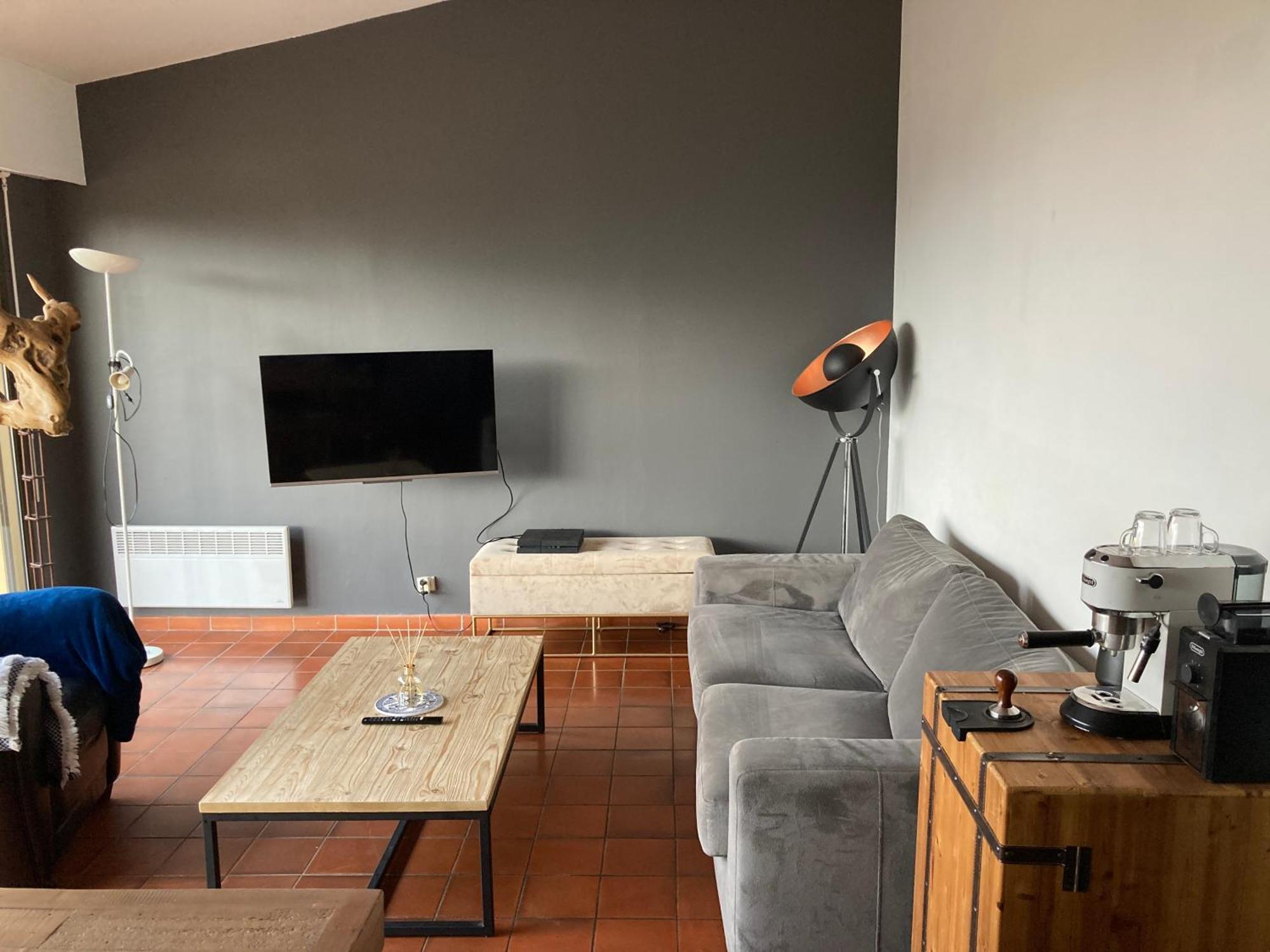 T2 Traversant Avec Une Grande Terrasse Et Piscine Cagnes-sur-Mer Exteriör bild
